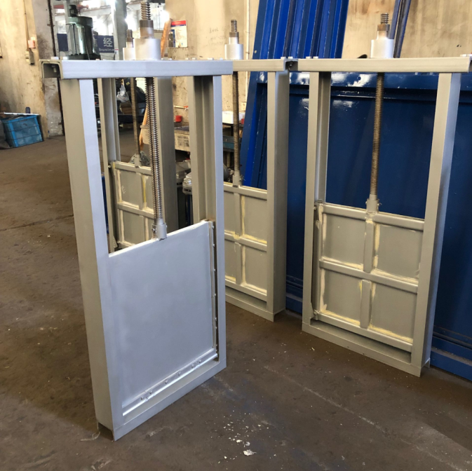 不銹鋼渠道閘門成品